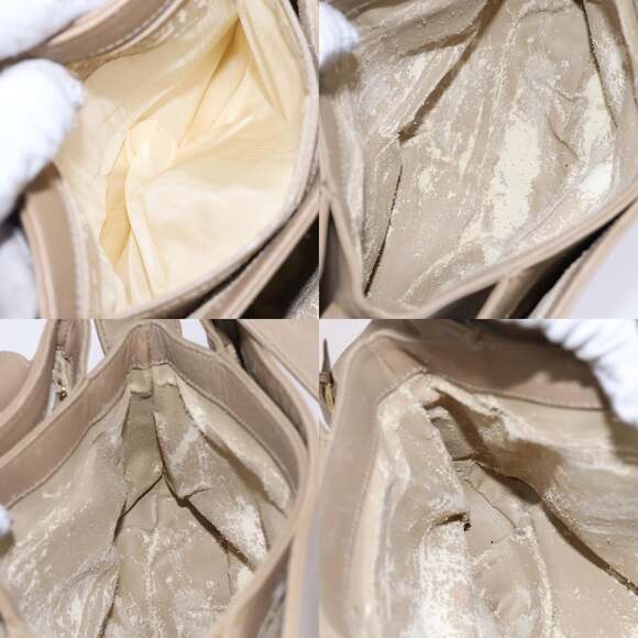 GUCCI Shoulder Bag Leather Beige Gold 001 2113 001 2113 - Picture 12 of 13